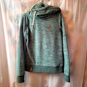 Heathered Green Naketano Hoodie - M